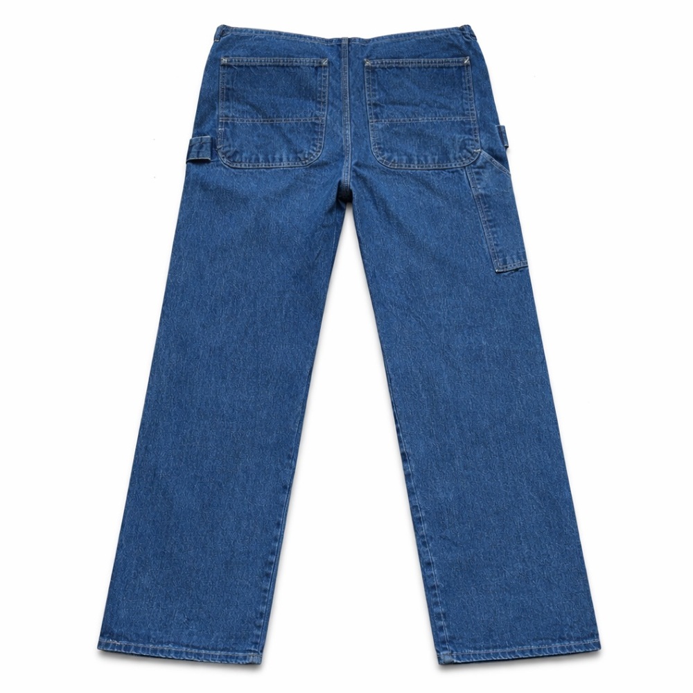 Pointer Brand Vintage USA Carpenter Cargo Denim Overalls Bibs Men’s 34 x 32 - Picture 6 of 11